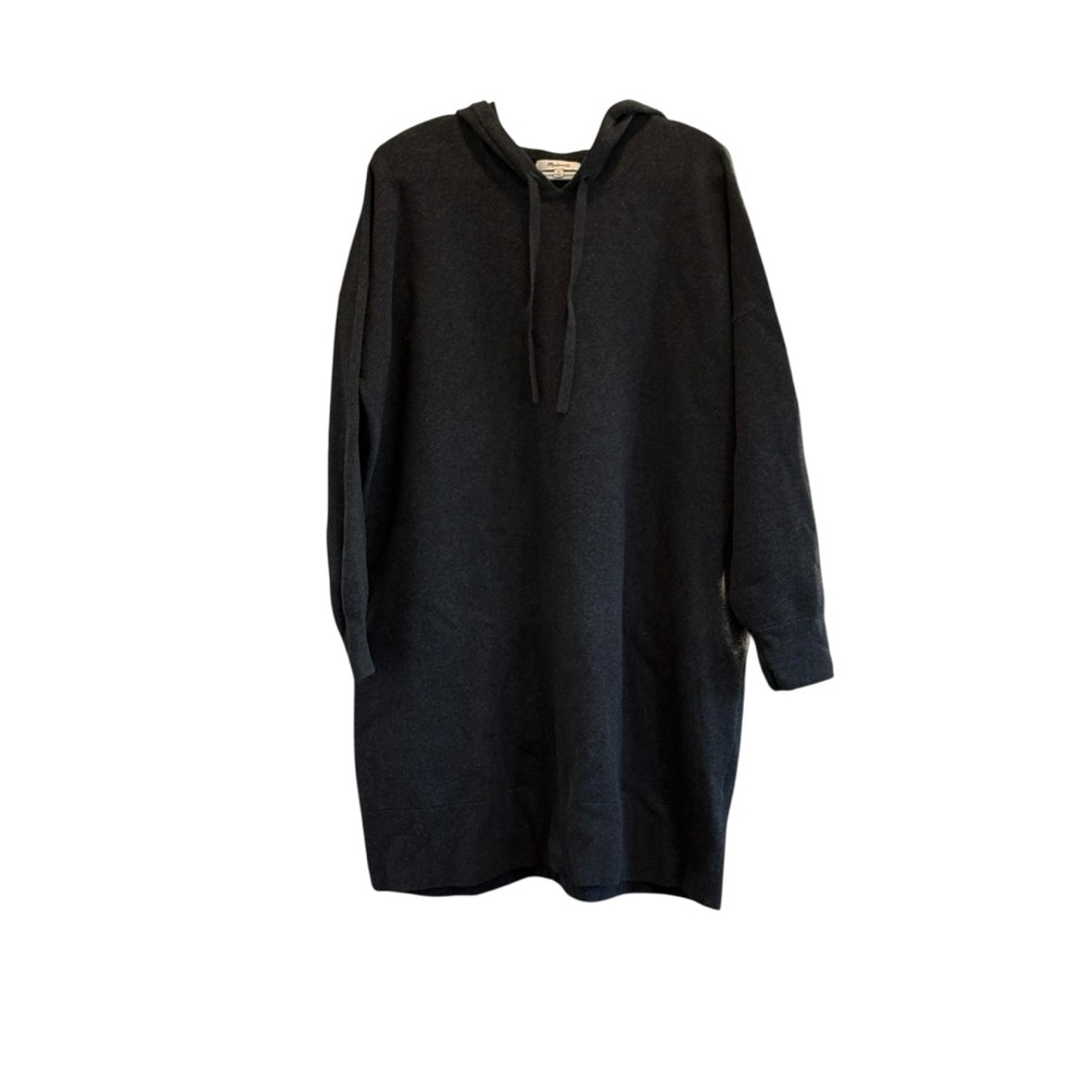 Madewell Womens Hoodie Sweater Dress Size XL Charcoal Gray - Picture 6 of 11